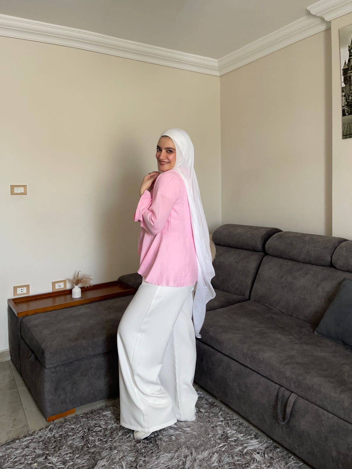 بنطلون وايد ليج